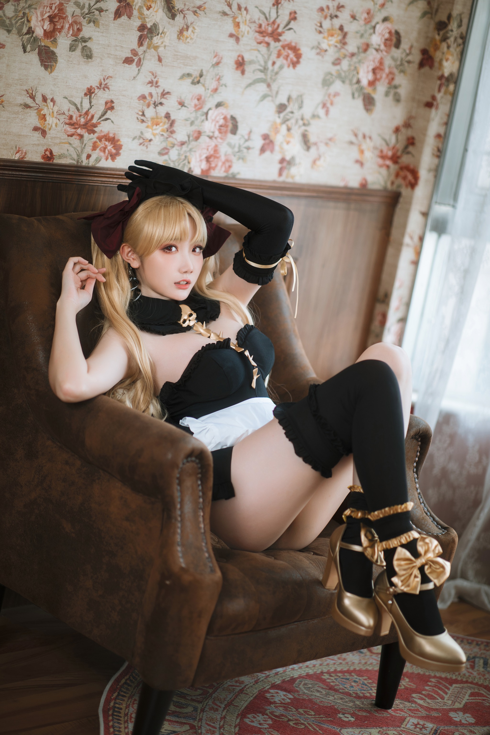 图片[1]-瓜希酱 – NO.053 艾蕾女仆 Ereshkigal [23P]-XikXak